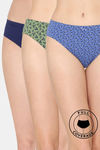 Rosaline Radiant Dream Medium Rise Full Coverage Bikini Panty (Pack of 3) - Multicolor — thumbnail 1